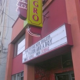 Photo of the Day: «Pigeon» up on the marquee!